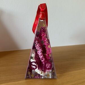 New Slip Silk AGGIE SCRUNCHIE ORNAMENT LIMITED EDITION pink